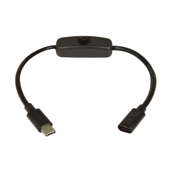 AvLink 113.026UK Καλώδιο Επέκτασης USB Type-C με Διακόπτη Τροφοδοσίας 0,25m (Τεμάχιο)