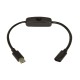 AvLink 113.026UK Καλώδιο Επέκτασης USB Type-C με Διακόπτη Τροφοδοσίας 0,25m (Τεμάχιο)