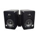 AvLink ABS35BLK Ενεργά Bluetooth Ηχεία Βιβλιοθήκης 3.5" 15W RMS Μαύρα με USB, MicroSD (Ζεύγος)