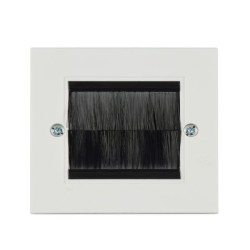 AvLink 123.275UK Πλαίσιο Πρίζας με Βουρτσάκι για μια Μονάδα Λευκό (Τεμάχιο) AvLink 123.275UK Πλαίσιο Πρίζας με Βουρτσάκι για μια Μονάδα Λευκό (Τεμάχιο)