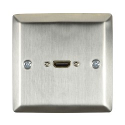 AvLink 123.390UK Ατσάλινη Επιτοίχια Πρίζα HDMI (Τεμάχιο) AvLink 123.390UK Ατσάλινη Επιτοίχια Πρίζα HDMI (Τεμάχιο)