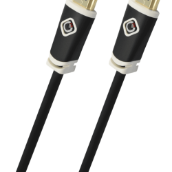 Oehlbach Easy Connect HS Καλώδιο HDMI® υψηλής ταχύτητας με Ethernet 0.75 m Black (Τεμάχιο)