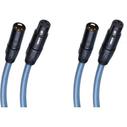 Oehlbach Series 2 X High End Διπλό NF XLR Καλώδιο 0.50m Blue (Ζεύγος)