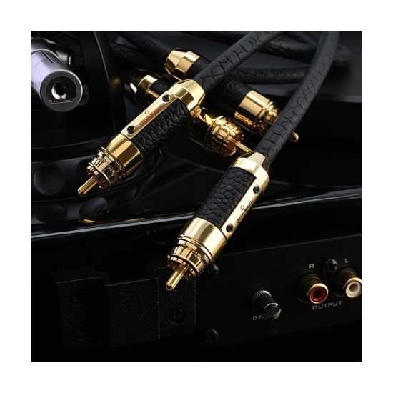 Oehlbach Black Connection Master High End Διπλό NF RCA Καλώδιο 1m Black (Τεμάχιο)