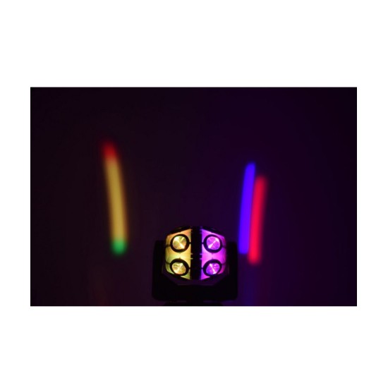 Qtx Orbital Κινούμενη Περιστροφική Κεφαλή U/V LED 150W (Τεμάχιο)