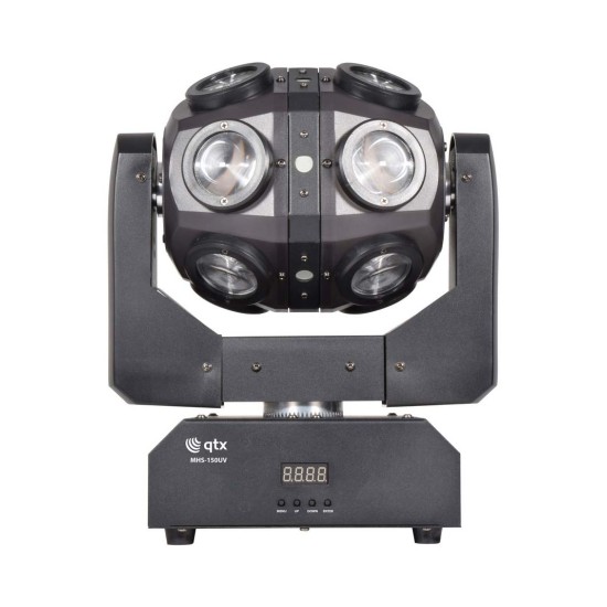 Qtx Orbital Κινούμενη Περιστροφική Κεφαλή U/V LED 150W (Τεμάχιο)