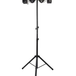 Qtx Recharge DJ LED Derby & PAR Bar με Τρίποδο (Σετ)