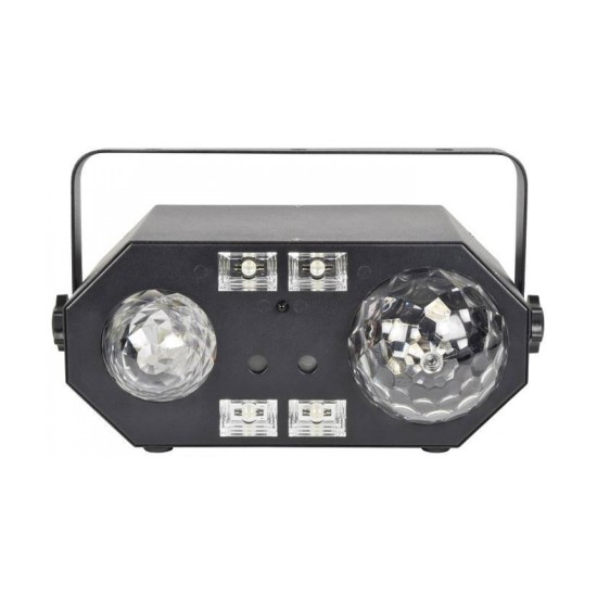 Qtx TETRA LED Moonflower + Ripple + Strobe / UV + Λέιζερ Εφέ (Τεμάχιο)