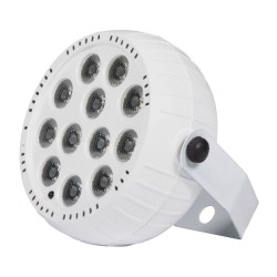 Qtx BATPAR-18 Επαναφορτιζόμενο Mini LED PAR Light Λευκό (Τεμάχιο)