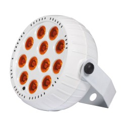 Qtx BATPAR-18 Επαναφορτιζόμενο Mini LED PAR Light Λευκό (Τεμάχιο)