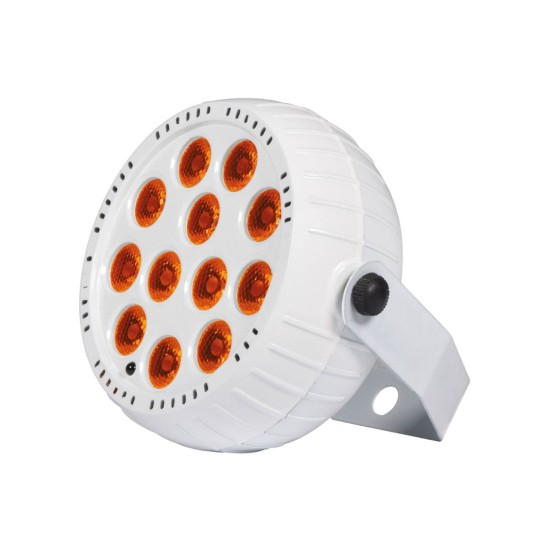 Qtx BATPAR-18 Επαναφορτιζόμενο Mini LED PAR Light Λευκό (Τεμάχιο)