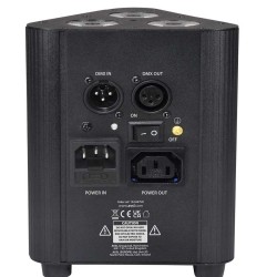 Qtx Tri-PAR Επαναφορτιζόμενο Triple PAR Uplighter (Τεμάχιο)