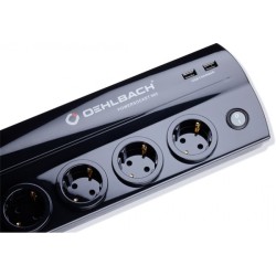 Oehlbach Powersocket 905 Πολύπριζο Υψηλής Ποιότητας Black (Τεμάχιο)