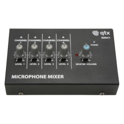 Qtx MM41 Μίνι Μίκτης Μικροφώνου 4x6.3mm (Τεμάχιο) Qtx MM41 Μίνι Μίκτης Μικροφώνου 4x6.3mm (Τεμάχιο)