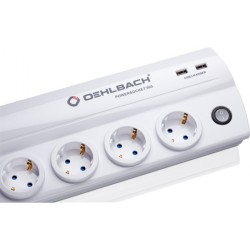 Oehlbach Powersocket 905 Πολύπριζο Υψηλής Ποιότητας White ( Τεμάχιο)