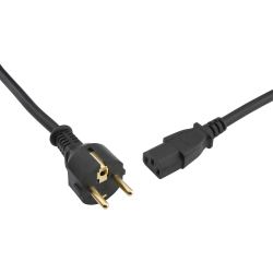 Oehlbach Powercord C13 Καλώδιο Τροφοδοσίας 3 m Black