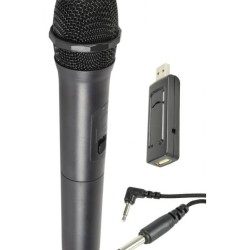 Qtx U-MIC-863.2 Ασύρματο Δυναμικό Μικρόφωνο Χειρός UHF και USB (Σετ)