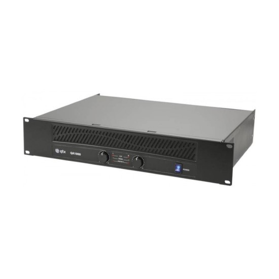 Qtx QA1000 Τελικός Ενισχυτής 2x250W RMS (Τεμάχιο)