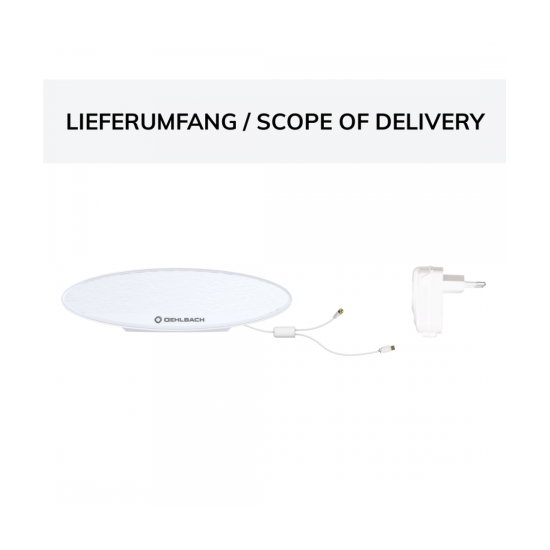 Oehlbach Scope Oval Εσωτερική Κεραία Τηλεόρασης για DVB-T2 Λευκό (Τεμάχιο) Oehlbach Scope Oval Εσωτερική Κεραία Τηλεόρασης για DVB-T2 Λευκό (Τεμάχιο)