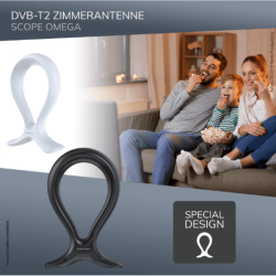 Oehlbach Scope Omega Εσωτερική Κεραία Τηλεόρασης για DVB-T2 Λευκό (Τεμάχιο) Oehlbach Scope Omega Εσωτερική Κεραία Τηλεόρασης για DVB-T2 Λευκό (Τεμάχιο)