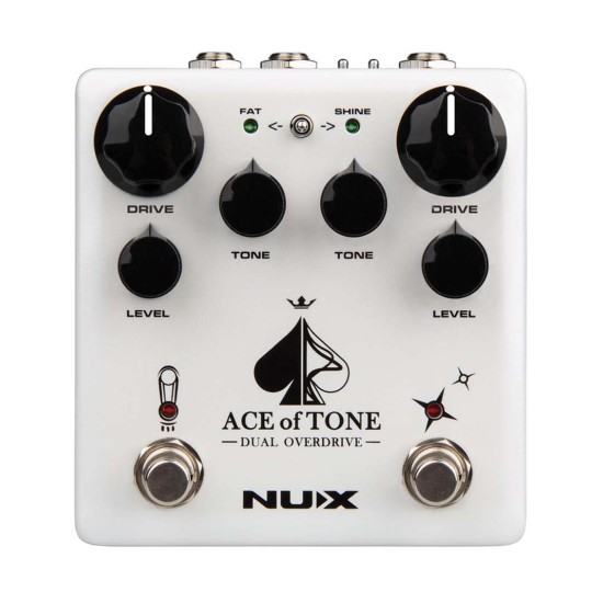 NUX Ace of Tone Διπλή Overdrive Πεταλιέρα (Τεμάχιο)