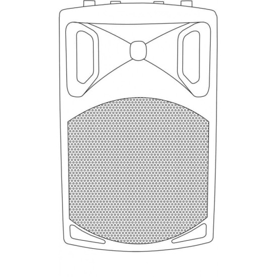 Qtx QX12 Παθητικό Ηχείο 12'' με Καμπίνα 200W RMS Μαύρο (Τεμάχιο)