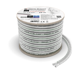 Oehlbach Silverline SP-15 Επαργυρωμένο  Καλώδιο Ηχείων 2 x 1.5 mm² 8m (Τεμάχιο)