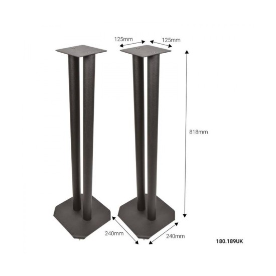 Qtx SM-STAND Βάσεις Ηχείων 80cm (Ζεύγος)