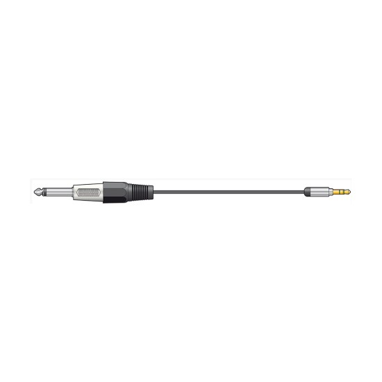 Chord MP3-JK Καλώδιο Ήχου 3.5mm Stereo Jack Plug -  6.3mm Mono Jack Plug 1.5m (Τεμάχιο)