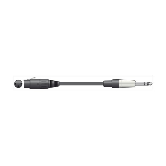 Chord XF-S6J150 Καλώδιο Ήχου XLR Female - 6.3mm TRS Jack Plug 1.5m (Τεμάχιο)