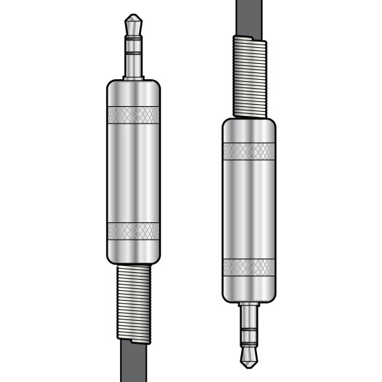 Chord S3J075 Καλώδιο 3.5mm TRS Jack - 3.5mm Jack 0.75m (Τεμάχιο)