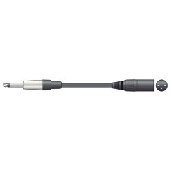 M6J-XM1200 Καλώδιο Ήχου 6.3mm Mono Jack Plug - XLR Male 12m (Τεμάχιο)