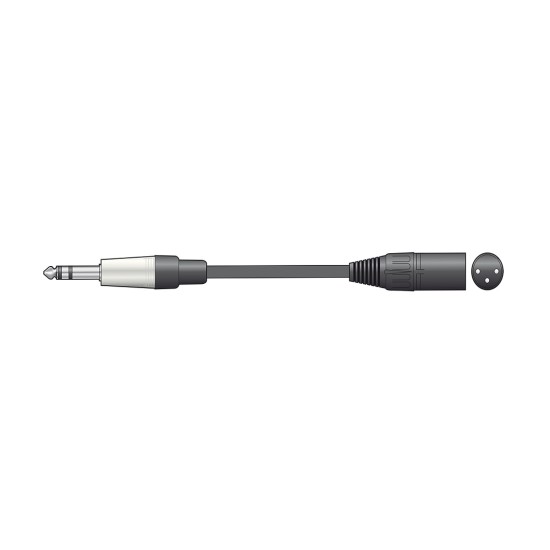 Chord S6J-XM1200 Kαλώδιο Ήχου 6.3mm TRS Jack Plug - XLR Male 12.0m (Τεμάχιο)