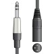 Chord S6J-XM150 Kαλώδιο Ήχου 6.3mm TRS Jack Plug - XLR Male 1.5m (Τεμάχιο)