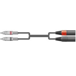 2R-2XM300 Kαλώδιο Ήχου 2 x RCA Plugs - 2 x XLR Male 3m (Τεμάχιο) 2R-2XM300 Kαλώδιο Ήχου 2 x RCA Plugs - 2 x XLR Male 3m (Τεμάχιο)