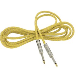 Citronic 190.283UK Πλεκτό καλώδιο κιθάρας 6,3mm Mono Jack Plug - 6,3 mm Mono Jack Plug 3m (Τεμάχιο)