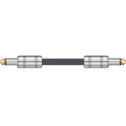 Citronic 190.291UK Πλεκτό καλώδιο κιθάρας 6,3 mm Mono Jack Plug – 6,3 mm Mono Jack Plug 6m (Τεμάχιο)