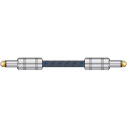 Citronic 190.294UK Πλεκτό καλώδιο κιθάρας 6,3 mm Mono Jack Plug – 6,3 mm Mono Jack Plug 6m (Τεμάχιο)