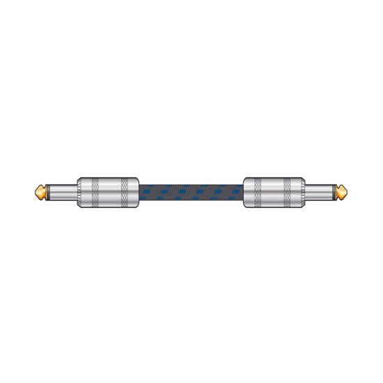 Citronic 190.294UK Πλεκτό καλώδιο κιθάρας 6,3 mm Mono Jack Plug – 6,3 mm Mono Jack Plug 6m (Τεμάχιο)