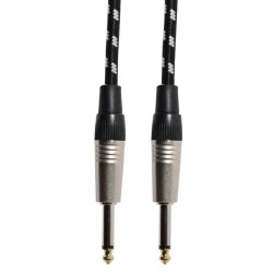 Citronic 190.372UK Κλασικό Ρετρό Πλεκτό Καλώδιο Κιθάρας Μαύρο/Άσπρο 3m(Τεμάχιο) Citronic 190.372UK Κλασικό Ρετρό Πλεκτό Καλώδιο Κιθάρας Μαύρο/Άσπρο 3m(Τεμάχιο)