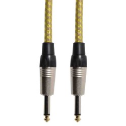 Citronic 190.373UK Κλασικό Ρετρό Πλεκτό Καλώδιο Κιθάρας 3m Γκρί/Χρυσό (Τεμάχιο) Citronic 190.373UK Κλασικό Ρετρό Πλεκτό Καλώδιο Κιθάρας 3m Γκρί/Χρυσό (Τεμάχιο)