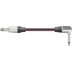 Citronic 190.396UK Πλεκτό καλώδιο κιθάρας 6,3mm ορθή γωνία Mono Jack Plug - 6,3mm Mono Jack Plug 6m (Τεμάχιο) Citronic 190.396UK Πλεκτό καλώδιο κιθάρας 6,3mm ορθή γωνία Mono Jack Plug - 6,3mm Mono Jack Plug 6m (Τεμάχιο)