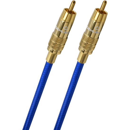 Oehlbach NF 113 DI Ψηφιακό Καλώδιο RCA-RCA 0.50m Blue (Τεμάχιο)