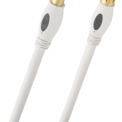 Oehlbach Transmission Plus Καλώδιο Κεραίας 1.20 m White (Τεμάχιο)