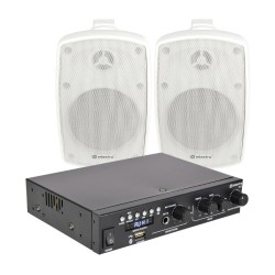 Adastra Smart Pack Outdoor2 Πακέτο με Στερεοφωνικό Ενισχυτή A22 και 2 Επιτοίχια Ηχεία BH3-W Λευκά (Σετ) Adastra Smart Pack Outdoor2 Πακέτο με Στερεοφωνικό Ενισχυτή A22 και 2 Επιτοίχια Ηχεία BH3-W Λευκά (Σετ)