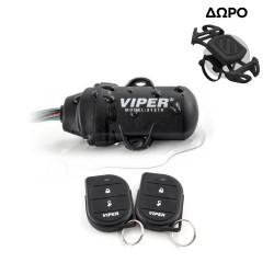 Viper 3121V Συναγερμός Μηχανής 1-Way με 2 χειριστήρια + ΔΩΡΟ Scosche Μαγνητική Βάση Μηχανής (Σετ)