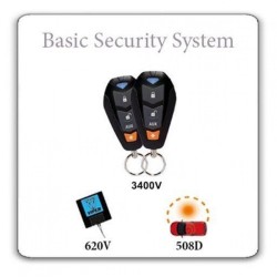 Viper 3400V Basic Ολοκληρωμένο Πακέτο Συναγερμού Αυτοκινήτου 1-way (Σετ)