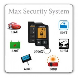 Clifford 3706X Max Ολοκληρωμένο πακέτο Συναγερμού Αυτοκινήτου (Σετ) Clifford 3706X Max Ολοκληρωμένο πακέτο Συναγερμού Αυτοκινήτου (Σετ)
