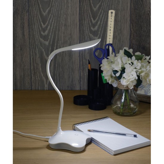 Lyyt USB-DW Επιτραπέζιο Φωτιστικό LED USB με Αισθητήρα Αφής White Lyyt USB-DW Επιτραπέζιο Φωτιστικό LED USB με Αισθητήρα Αφής White