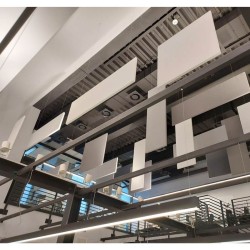 Audiodesigner Decho Baffle Ηχοαπορροφητικά Πάνελ Οροφής 40 x 120 x 4cm / 1,44 τ.μ. Red-Beige-Orange (Σετ 3 Τεμαχίων)